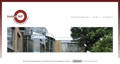Desktop Screenshot of institut360grad.de