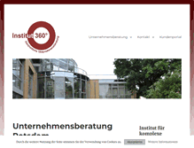 Tablet Screenshot of institut360grad.de